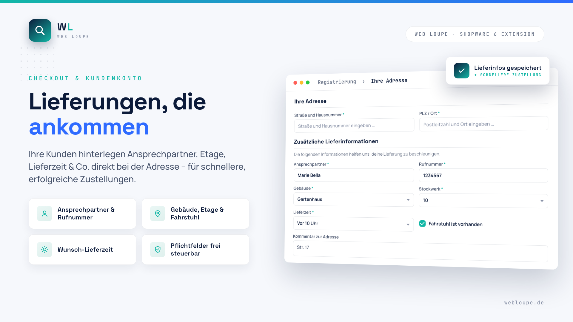 Formular in der Registrierung