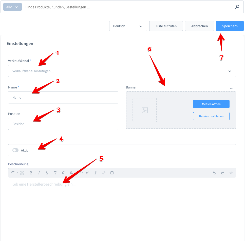 Crear organización