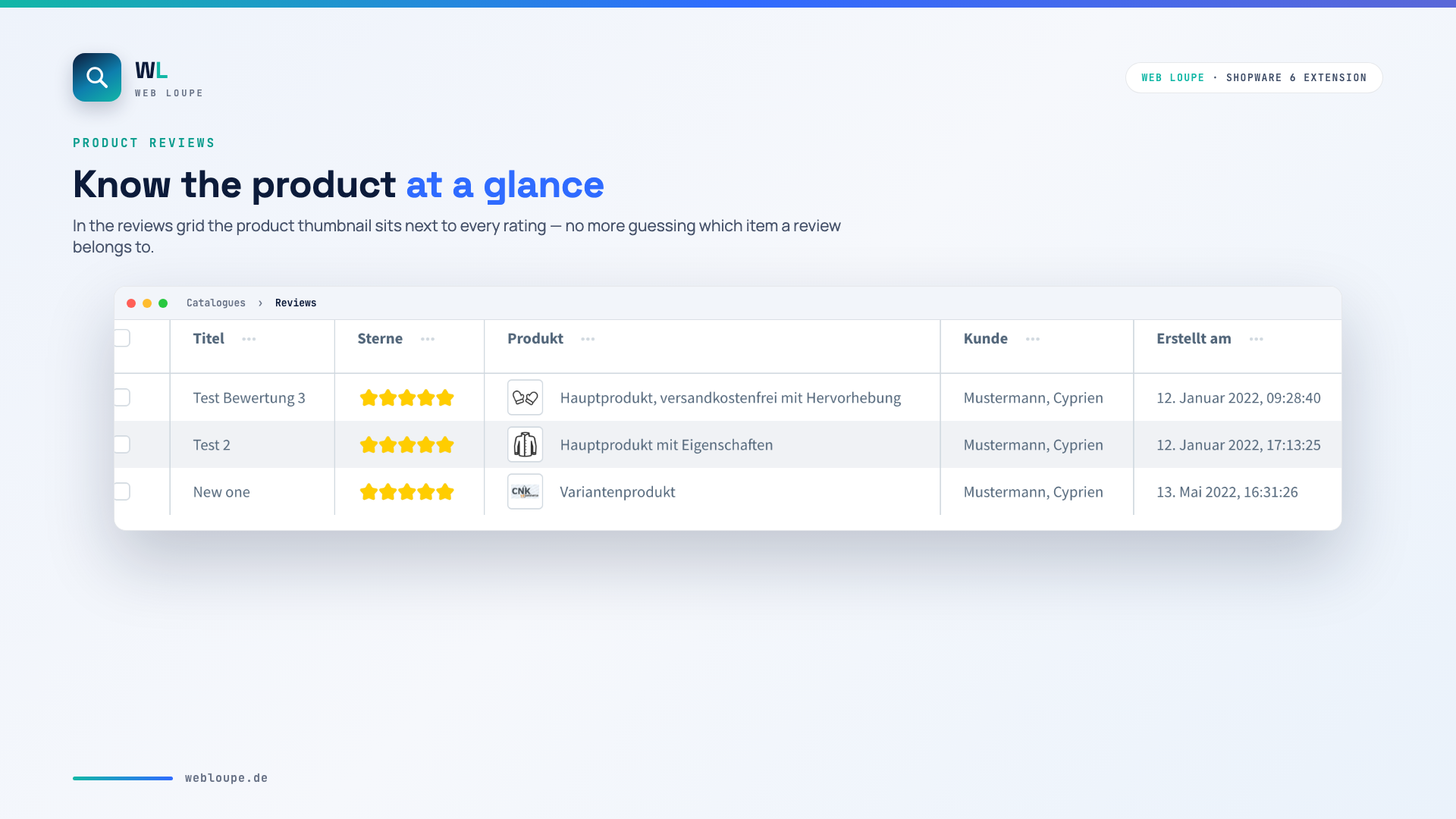 Reviews with product images